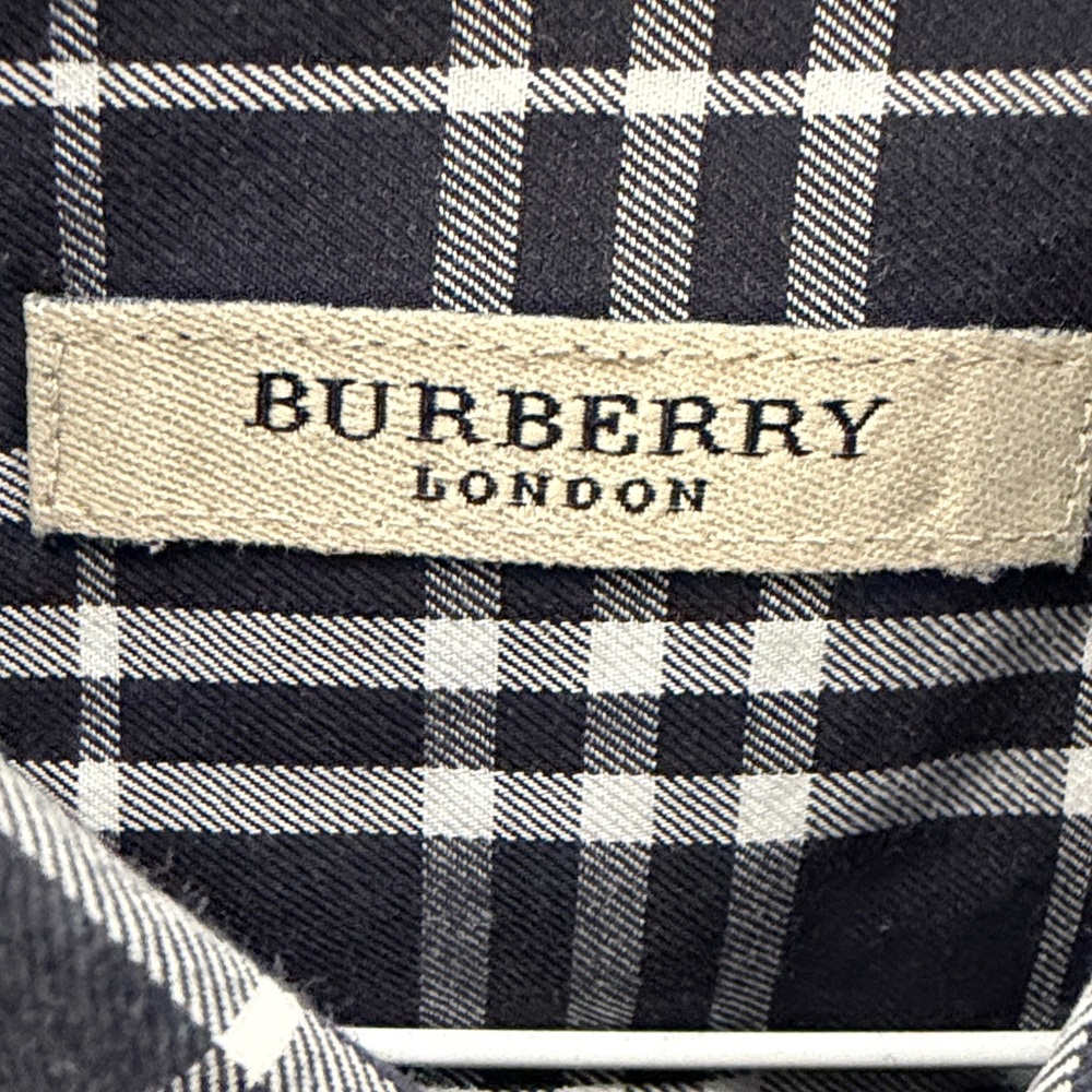 Burberry London Plaid Button Down Shirt | Men’s XXL | Vintage Era | Authentic - Picture 3 of 8